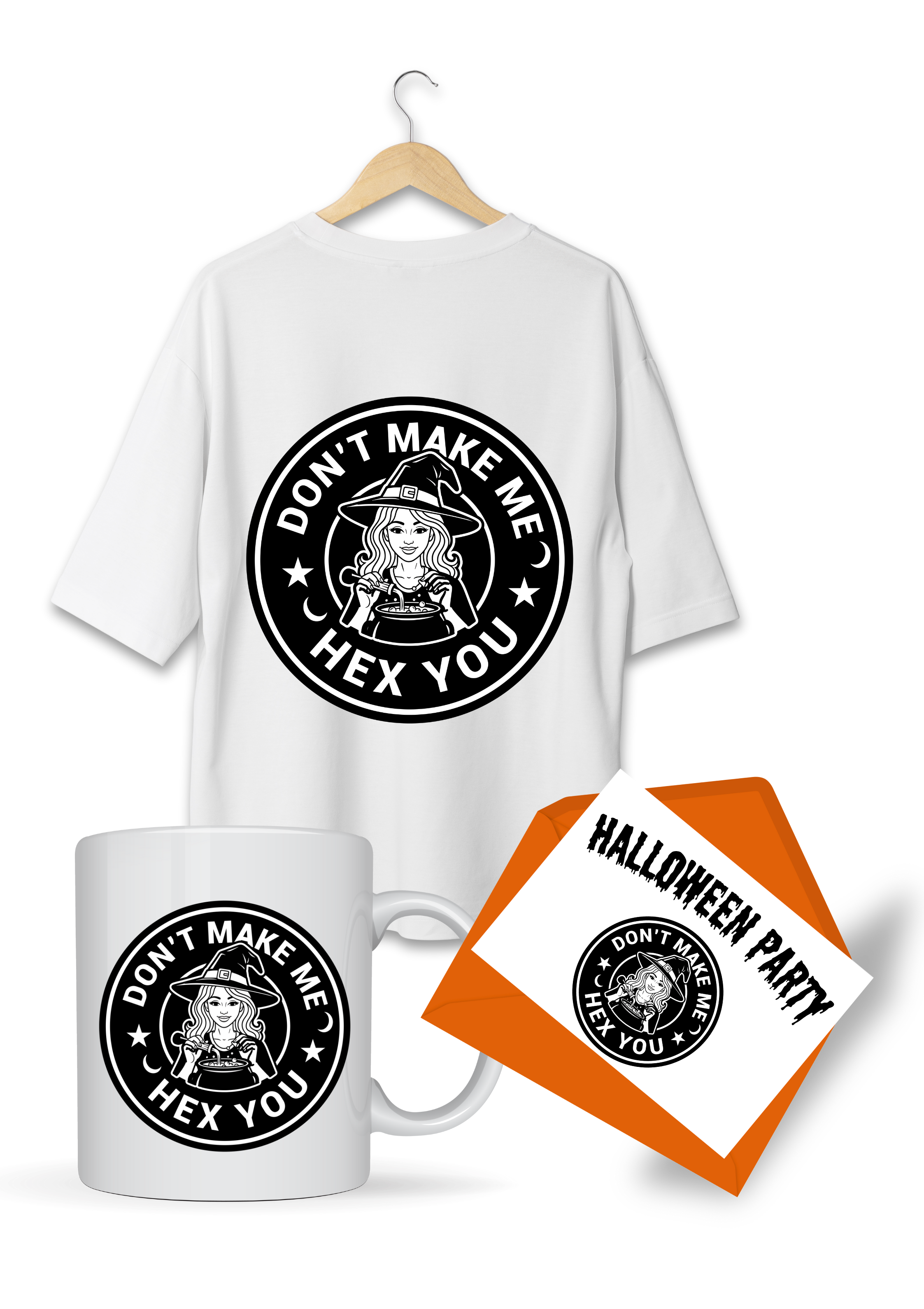 Halloween PNG-Don't make me hex you-transparent background-high resolution (300 DPI)