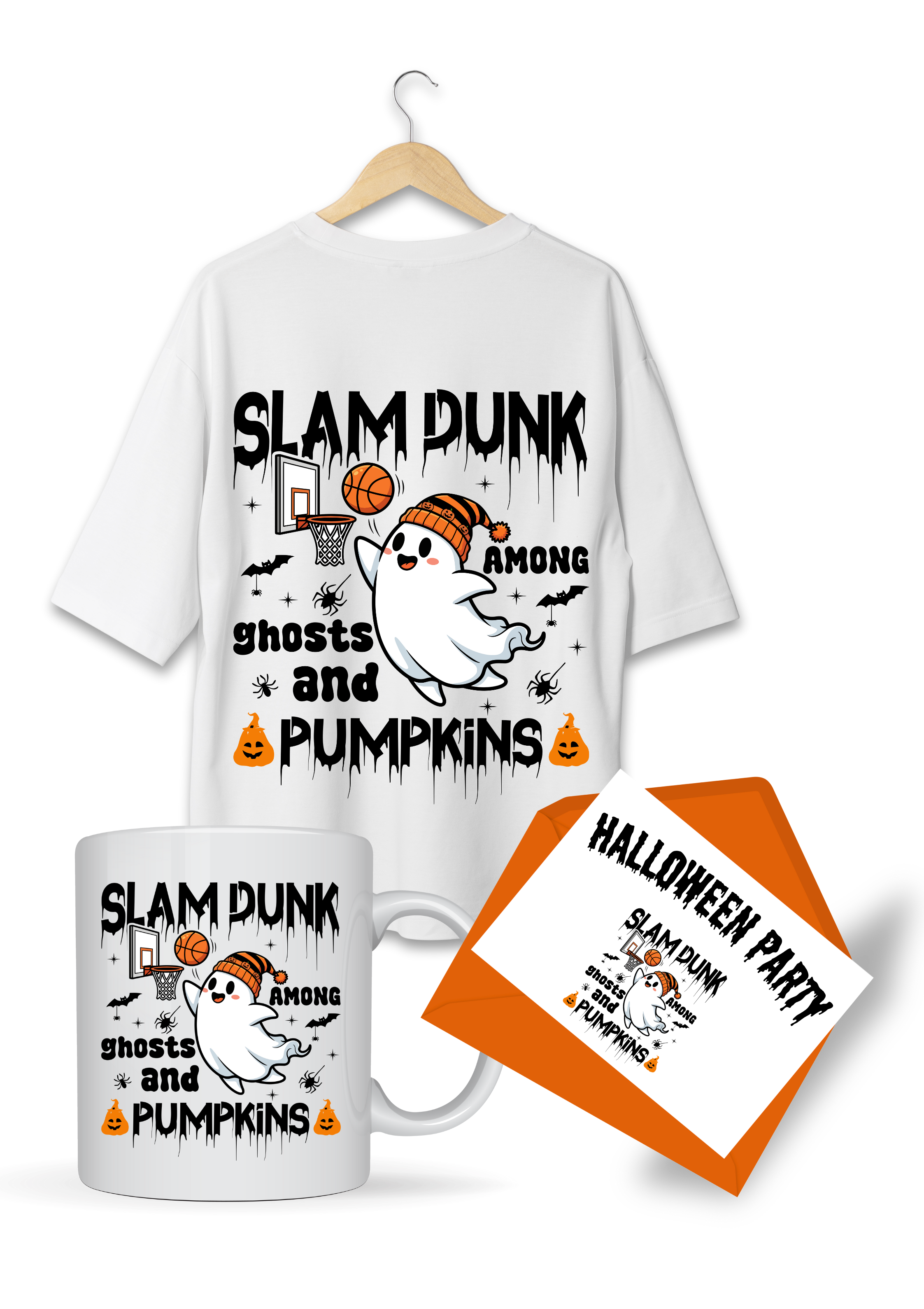 Halloween PNG-Slam dunk-transparent background-high resolution (300 DPI)